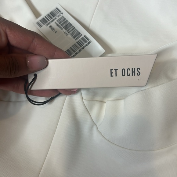 Et Ochs Gia Peplum Midi-Dress Size 4 NWT - Picture 6 of 15